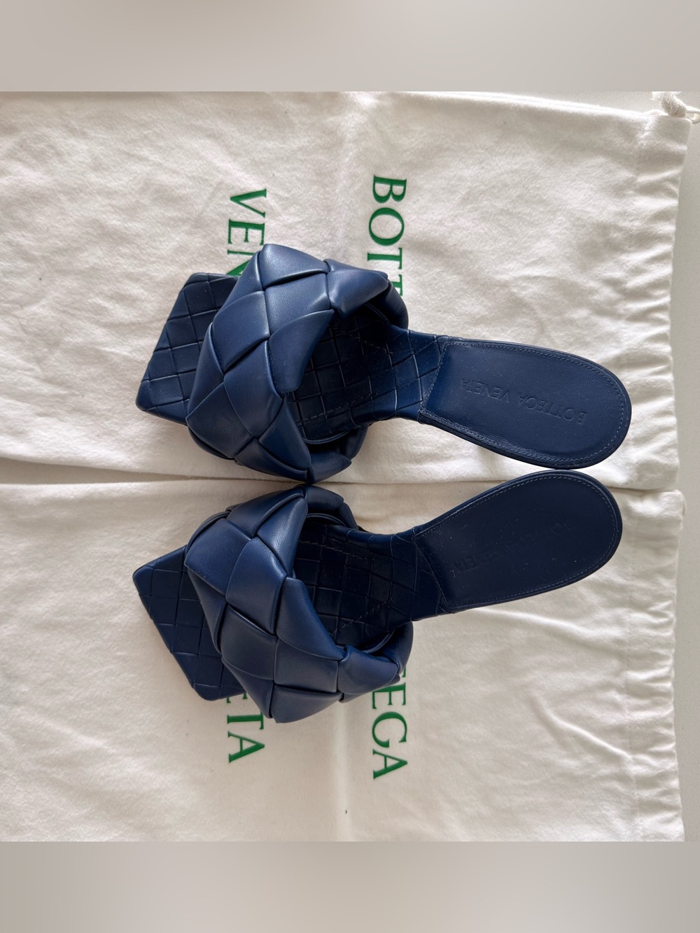 Bottega Veneta Intrecciato Lido Heeled Sandals
